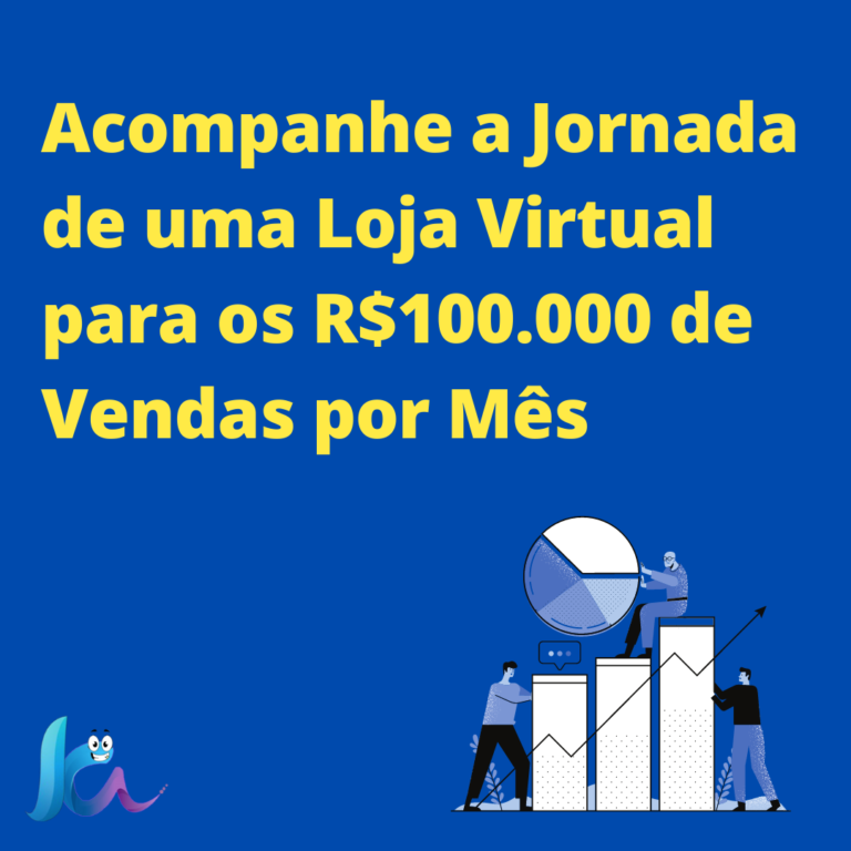 Acompanhe a Jornada de uma Loja Virtual para os R$100.000 de Vendas por Mês