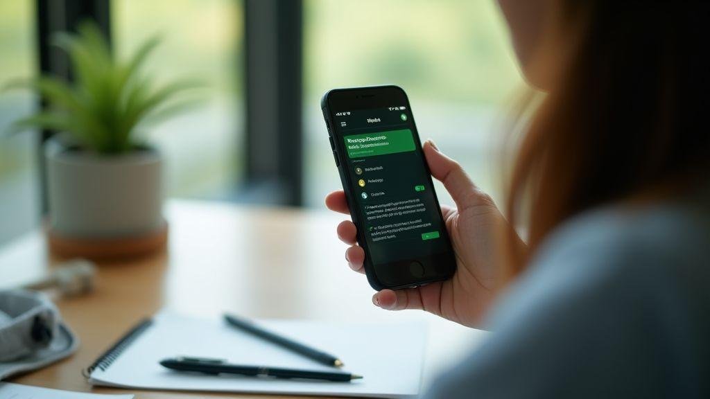 como voce configura a mensagem de ausencia mensagem de ausencia whatsapp business Como você configura a mensagem de ausência: mensagem de ausência WhatsApp Business